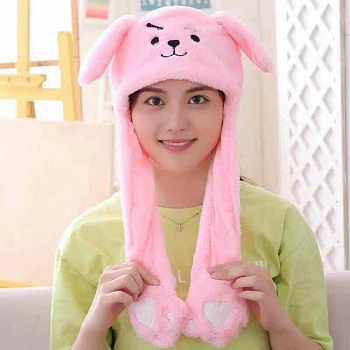 00028086 Светодиодная шапка с подвижными ушками Собачка