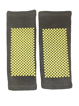 Наколенники эластичные с магнитной турмалиновой нитью (пара)