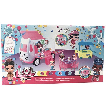 Игровой набор LOL Unicorn автобус с мороженым