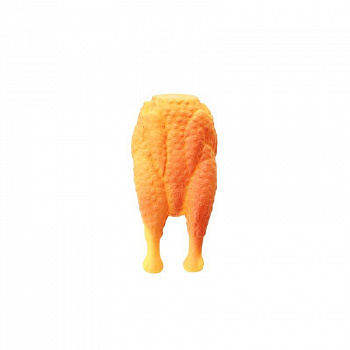 Виниловая игрушка-пищалка для собак Курица Гриль, 13 см