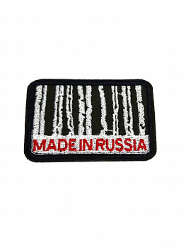 Патч на липучке Made in Russia, 7.5х5 см