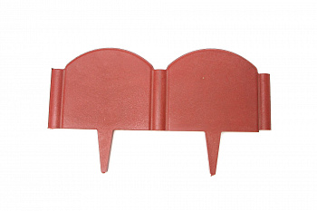 00039818 Садовое ограждение Волна 52х30 см, 1 секция