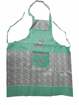 00026146 Фартук в маленькую клеточку