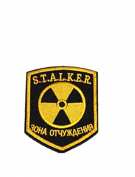 00048218 Нашивка на липучке Stalker Зона Отчуждения, 7х9 см