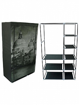 Складной каркасный тканевый шкаф