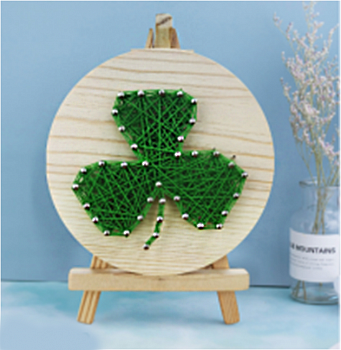 Набор для творчества Стринг Арт Клевер трёхлистный, 11х11 см