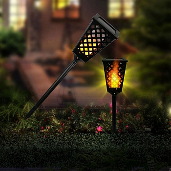 Уличный фонарь на солнечной панели Dancing Tiki Light