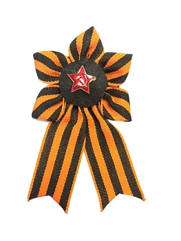 Брошь ручной работы Звезда, 14х8 см