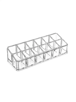 Подставка для косметики на 12 ячеек Cosmetic Organizer 8009, 17х6х4 см