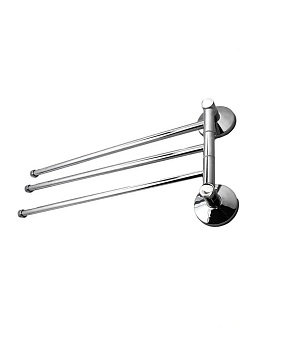 Тройной поворотный держатель для полотенец